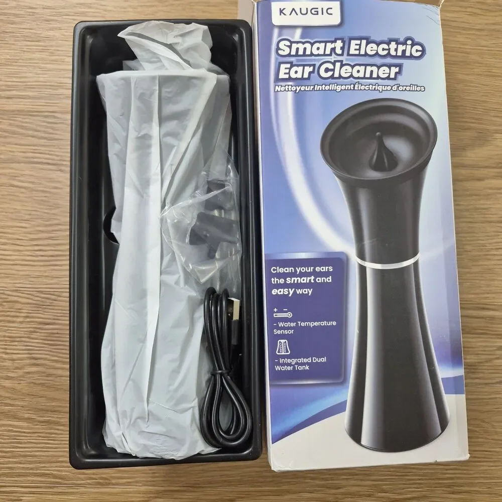 KAUGIC Upgraded Smart Ear Wax Removal One Piece Waste Tank Safe Ear Cleaner